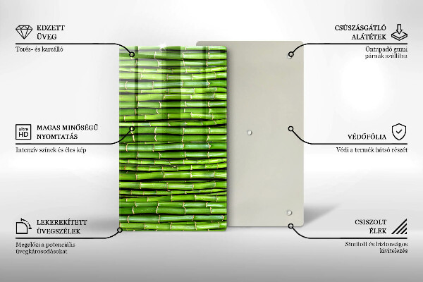 Tagliere in vetro Bambù della natura