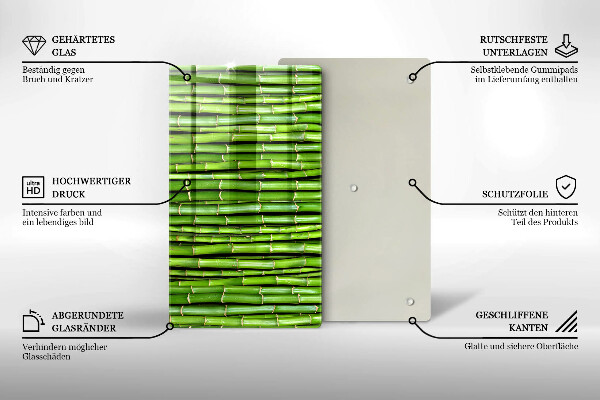 Tagliere in vetro Bambù della natura