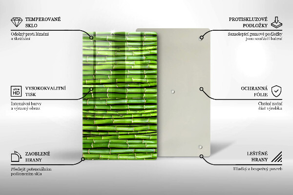 Tagliere in vetro Bambù della natura