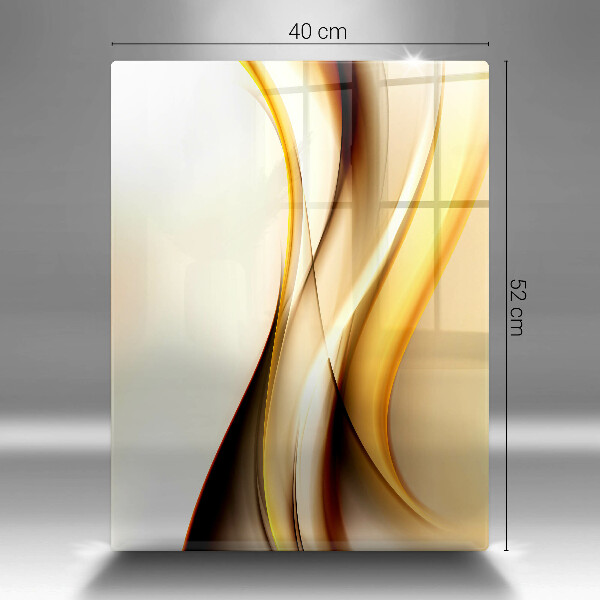 Tagliere in vetro Linee di fumo astratte