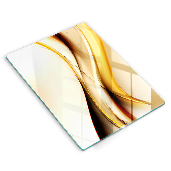 Tagliere in vetro Linee di fumo astratte