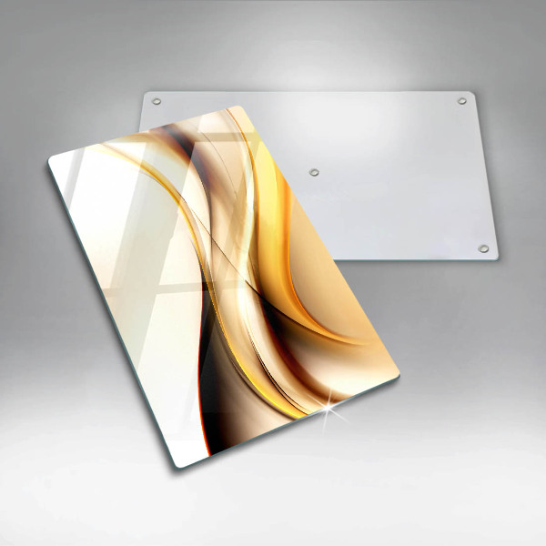 Tagliere in vetro Linee di fumo astratte