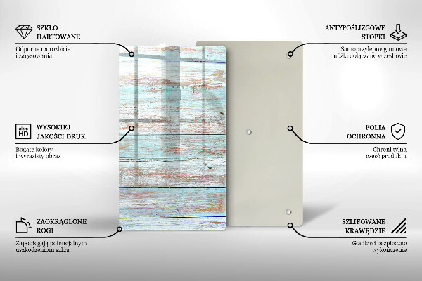 Tagliere in vetro Vecchie tavole d'epoca