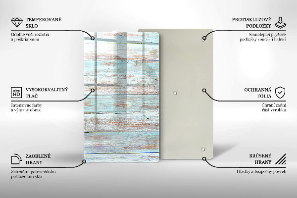 Tagliere in vetro Vecchie tavole d'epoca