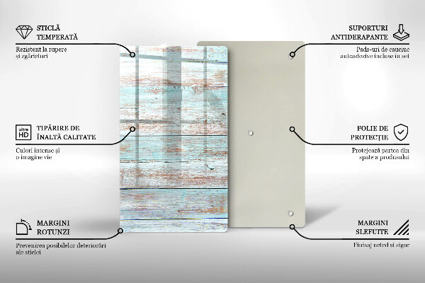 Tagliere in vetro Vecchie tavole d'epoca