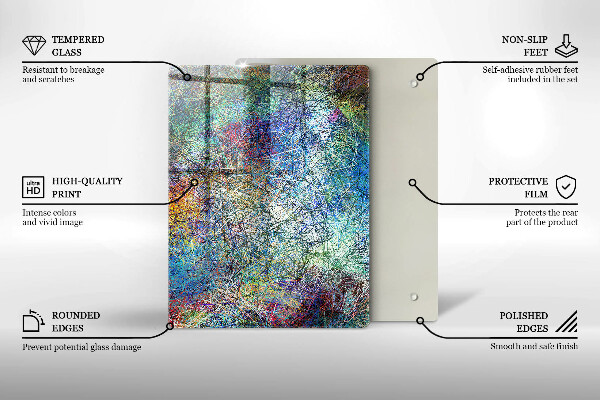 Tagliere in vetro Vecchie tavole d'epoca