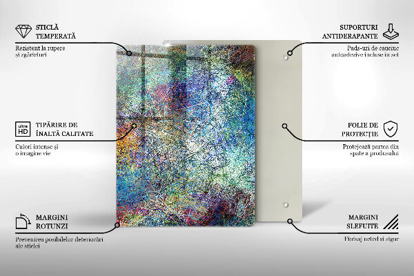 Tagliere in vetro Vecchie tavole d'epoca