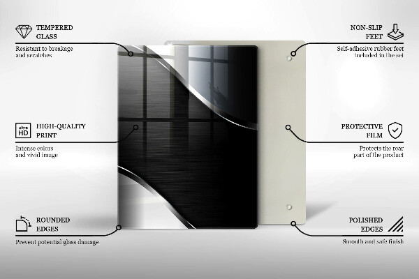 Tagliere in vetro Vecchie tavole di legno