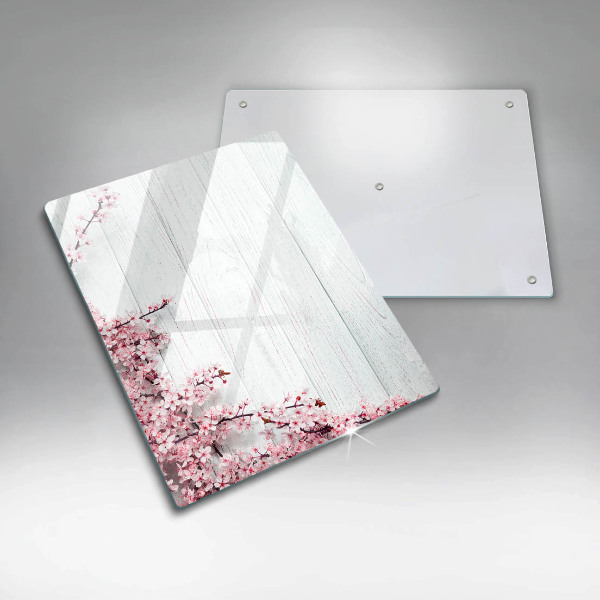 Tagliere in vetro Fiori sulle tavole