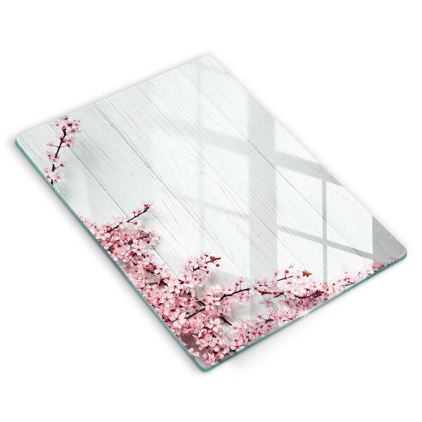 Tagliere in vetro Fiori sulle tavole