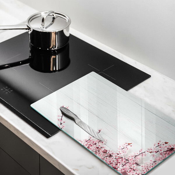 Tagliere in vetro Fiori sulle tavole