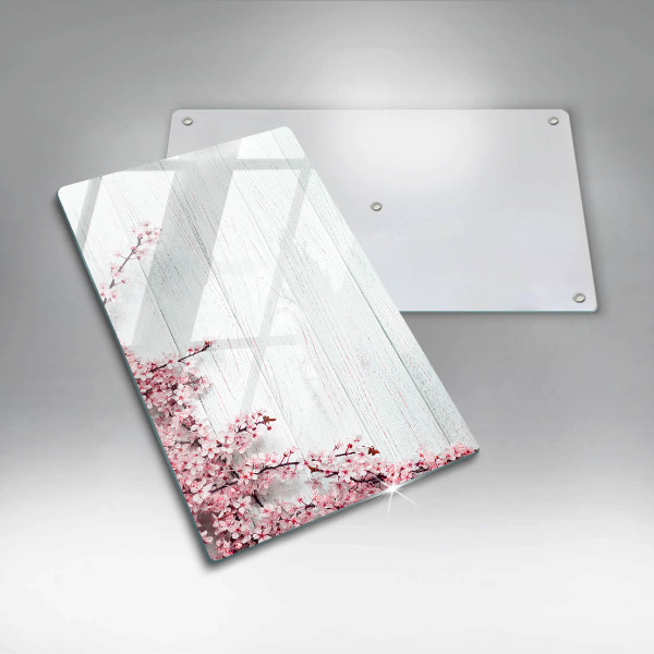 Tagliere in vetro Fiori sulle tavole