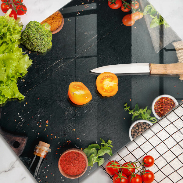 Tagliere in vetro Pomodorini