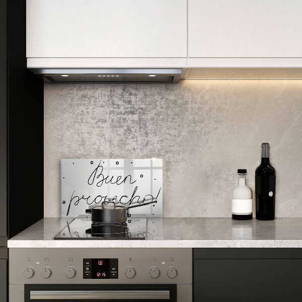 Tagliere in vetro Buen provecho!