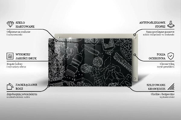 Tagliere in vetro temperato Accessori per la cucina