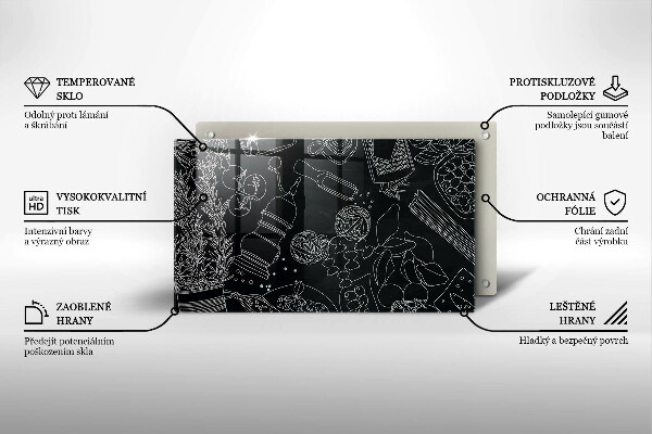 Tagliere in vetro temperato Accessori per la cucina