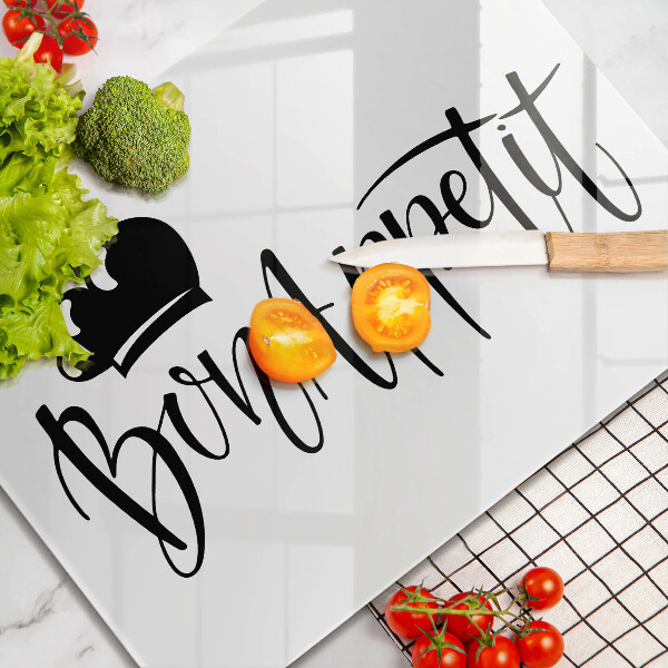 Tagliere in vetro Bon Appetit