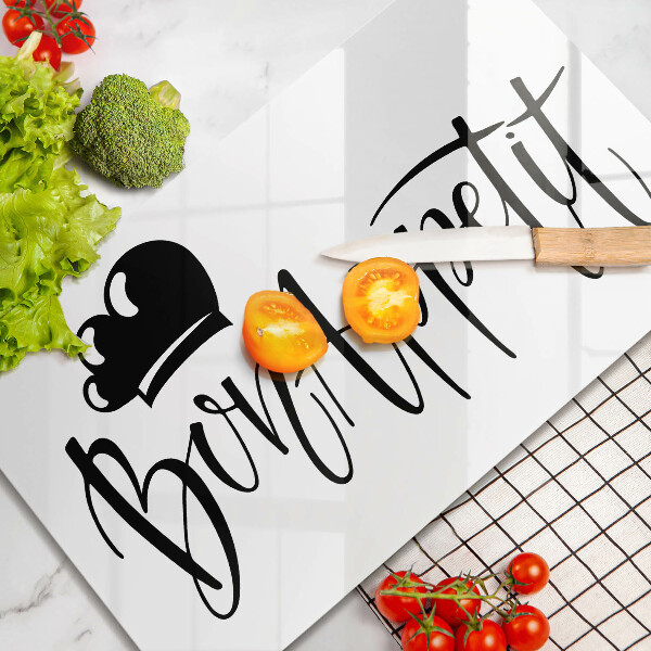 Tagliere in vetro Bon Appetit