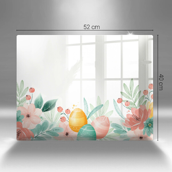 Tagliere in vetro temperato uova di Pasqua