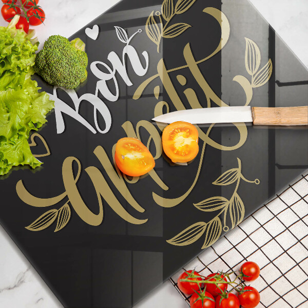 Tagliere in vetro Bon Appetit