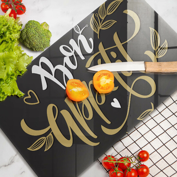 Tagliere in vetro Bon Appetit