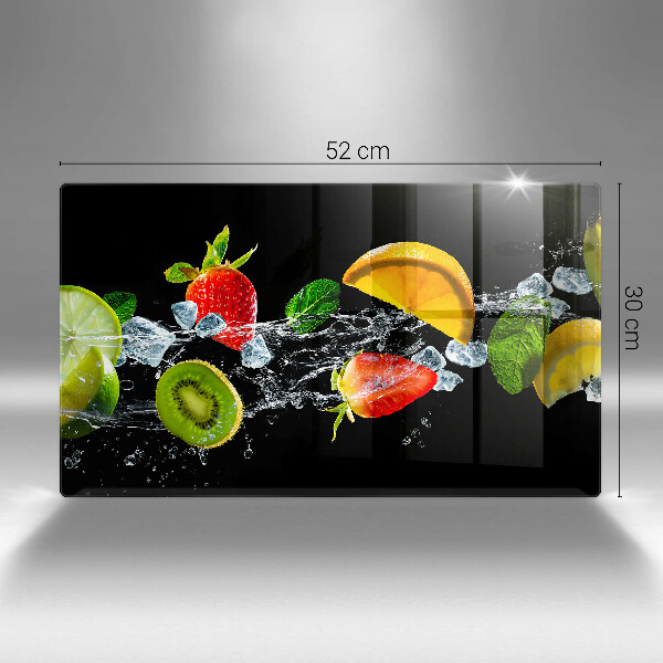 Tagliere in vetro Frutta in acqua