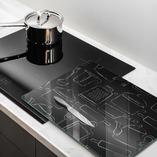 Tagliere in vetro Accessori da cucina dei cartoni animati