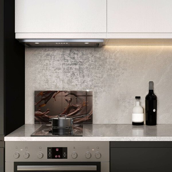 Tagliere in vetro Cioccolato liquido