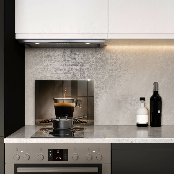 Tagliere in vetro Vetro e chicchi di caffè