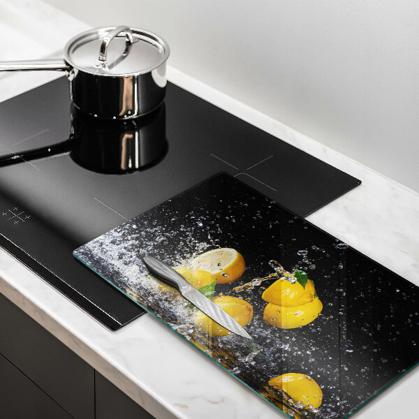 Tagliere in vetro temperato Succoso frutto di limone