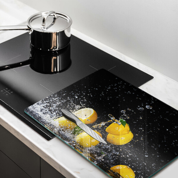 Tagliere in vetro temperato Succoso frutto di limone