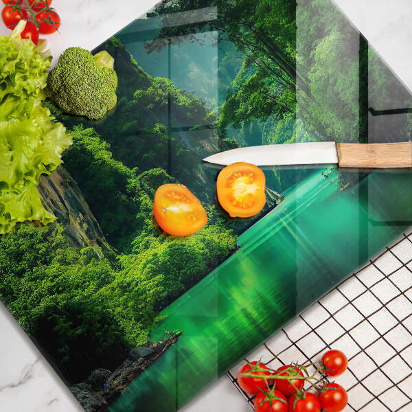 Tagliere in vetro Paesaggio lagunare