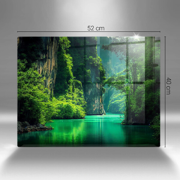 Tagliere in vetro Paesaggio lagunare