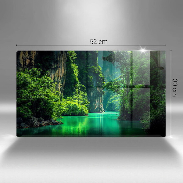 Tagliere in vetro Paesaggio lagunare