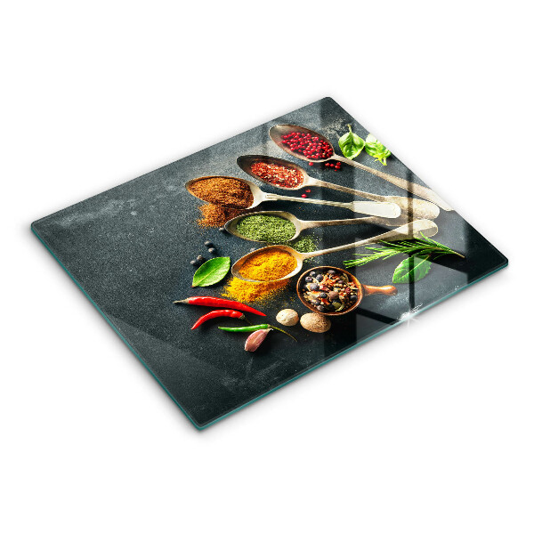 Tagliere in vetro Cucchiai da cucina di spezie