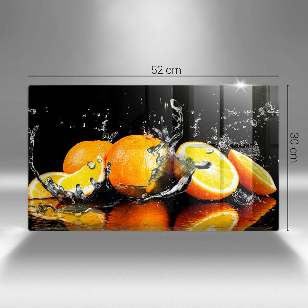 Tagliere in vetro Succoso frutto arancione