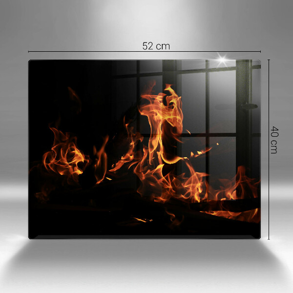 Tagliere in vetro Accendi una fiamma viva