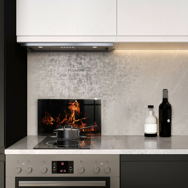 Tagliere in vetro Accendi una fiamma viva