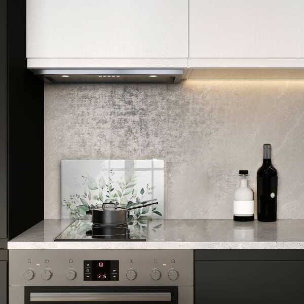 Tagliere in vetro Piante ad acquerello