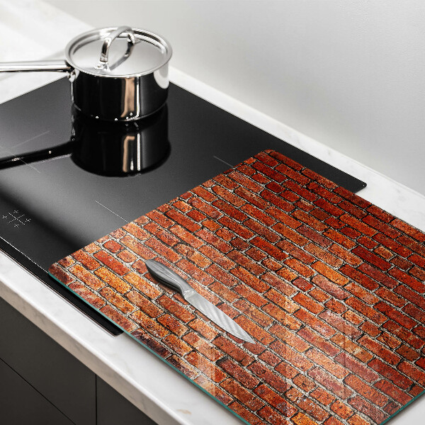 Tagliere in vetro temperato Muro di muro di mattoni