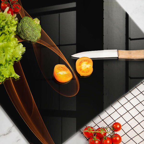 Tagliere in vetro temperato Linee astratte