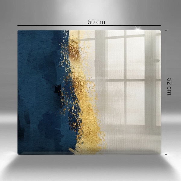 Tagliere in vetro temperato Astrazione dell'oro