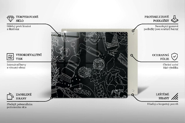 Tagliere in vetro temperato Accessori per la cucina