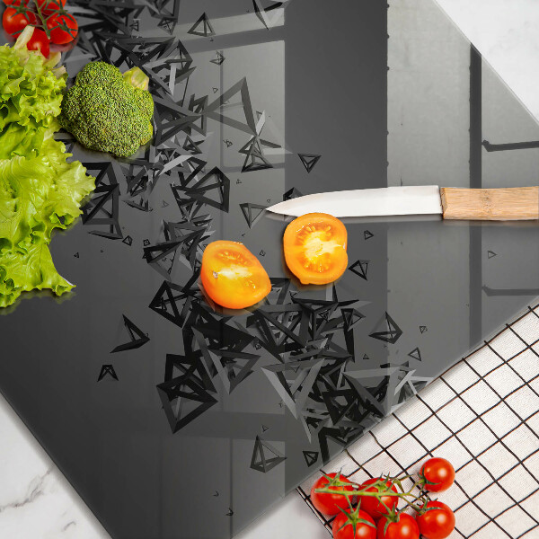 Tagliere in vetro temperato Forme astratte 3D
