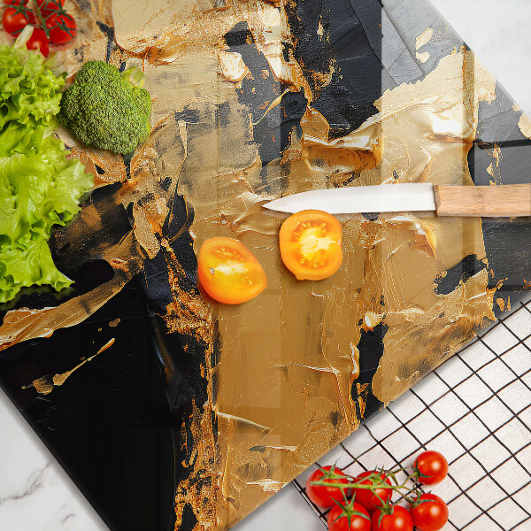 Tagliere in vetro Texture di vernice elegante