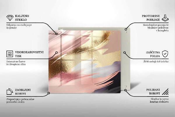 Tagliere in vetro Macchie pastello