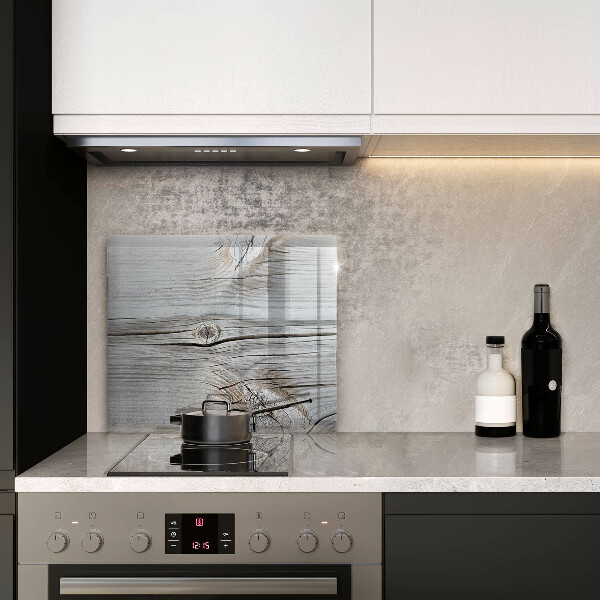 Tagliere in vetro Struttura in legno chiaro