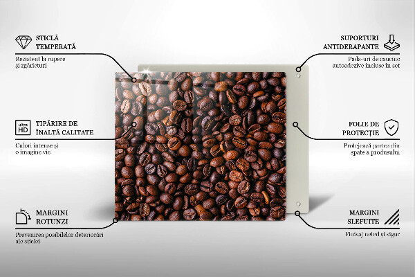 Tagliere in vetro Chicchi di caffè