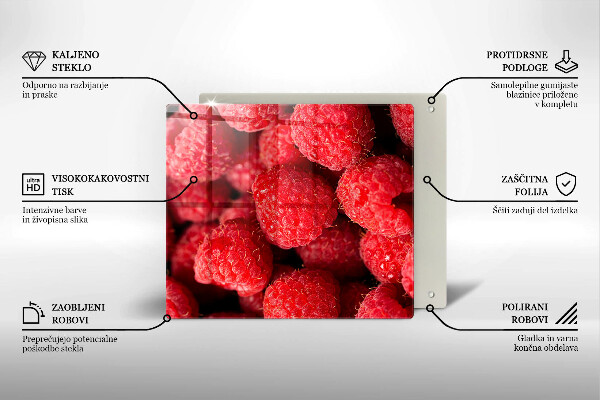 Tagliere in vetro Frutto di lampone