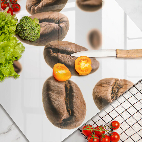 Tagliere in vetro Chicchi di caffè